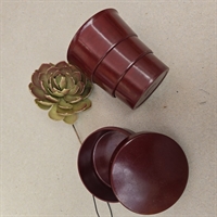 sammenklappeligt-krus-rund-aeske-brun-bakkelit-gammelt-turglas